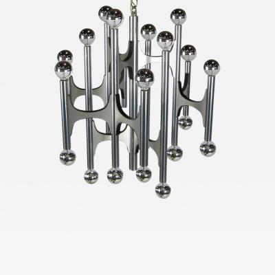 Gaetano Sciolari GAETANO SCIOLARI MODERNIST CHANDELIER
