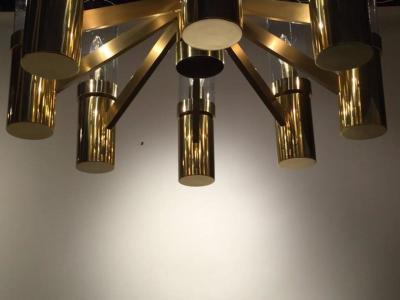 Gaetano Sciolari Gaetano Sciolari Chandelier Glass Eight Arm