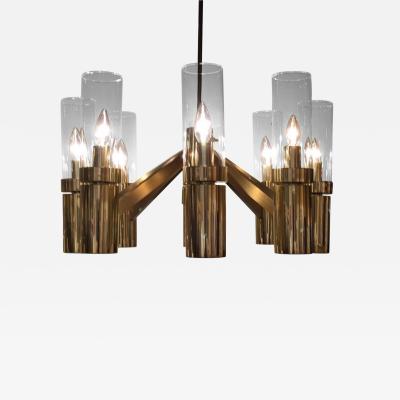 Gaetano Sciolari Gaetano Sciolari Chandelier Glass Eight Arm