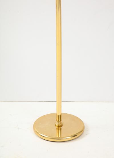 Gaetano Sciolari Gaetano Sciolari Iridescent and Gold Plated Standing Lamp