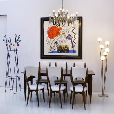 Gaetano Sciolari Gaetano Sciolari Mid Century Modern Italian Concorde Chandelier