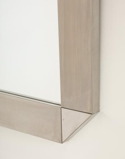 Gaetano Sciolari Gaetano Sciolari for Valenti Chrome Square Mirror Italy circa 1970