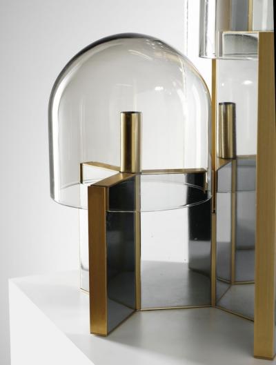 Gaetano Sciolari Getano Sciolari Glass Table Lamp 1970