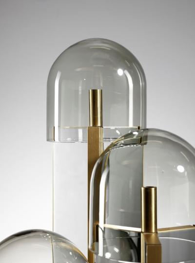Gaetano Sciolari Getano Sciolari Glass Table Lamp 1970