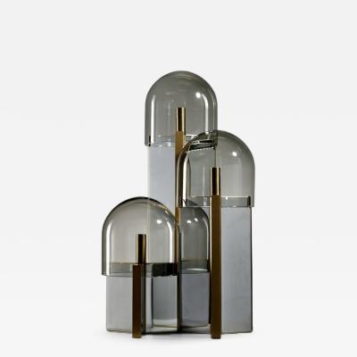Gaetano Sciolari Getano Sciolari Glass Table Lamp 1970