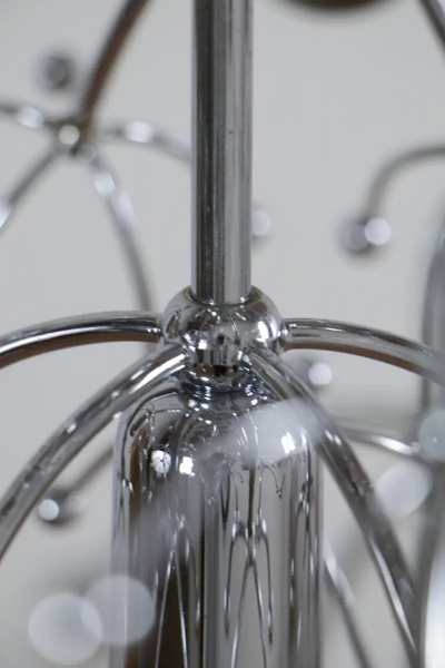 Gaetano Sciolari Italian Space Age Chrome Sputnik Chandelier Pendant Lamp by Gaetano Sciolari