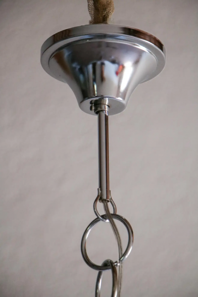 Gaetano Sciolari Italian Space Age Cubic Chandelier by Gaetano Sciolari for Mazzega 1970s