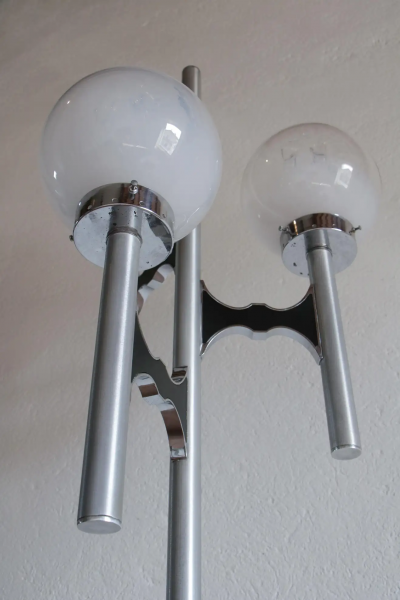 Gaetano Sciolari Italian Space Age Three Lights Floor Lamp by Gaetano Sciolari 1970s