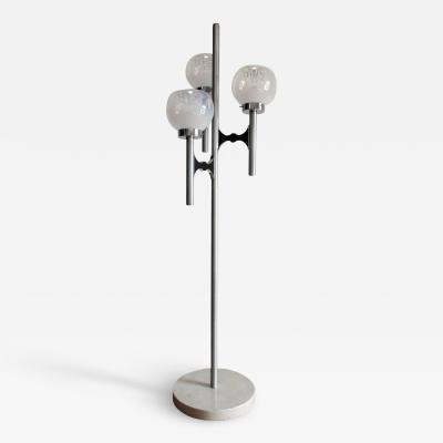 Gaetano Sciolari Italian Space Age Three Lights Floor Lamp by Gaetano Sciolari 1970s