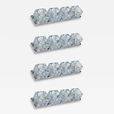 Gaetano Sciolari Murano Block Glass Sconce or Ceiling Light by Gaetano Sciolari for Lightolier