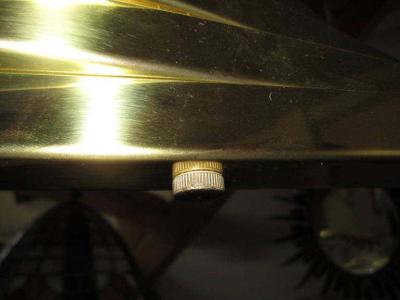 Gaetano Sciolari Sculptural Gaetano Sciolari Spiral Brass Mid Century Modern Chandelier