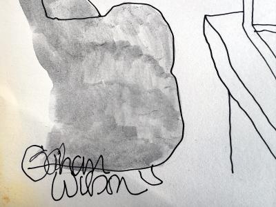 Gahan Wilson Fish Bowl Looks Like the Living Room School of Macabre Charles Addams