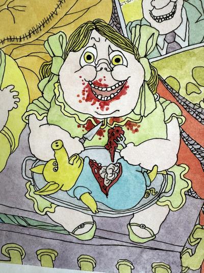 Gahan Wilson Grotesque Monsters Demons Eating Human Flesh