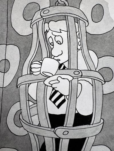 Gahan Wilson House Arrest Conceptual Art for The New Yorker