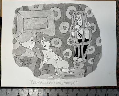Gahan Wilson House Arrest Conceptual Art for The New Yorker