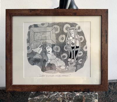 Gahan Wilson House Arrest Conceptual Art for The New Yorker