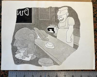 Gahan Wilson How About a Little More Coffee New Yorker Cartoon