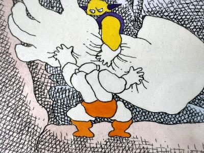 Gahan Wilson Macabre Cartoon Childrens Toys Attack Father Playboy Cartoon