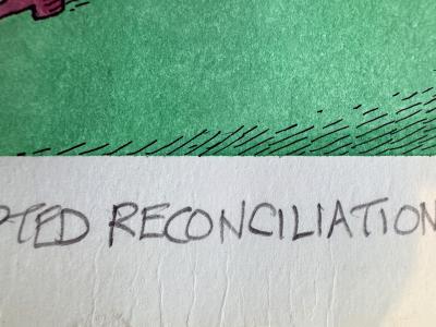 Gahan Wilson Murder Behind a Blue Door Crime Scene Noir Cartoon