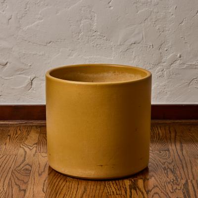 Gainey Ceramics 1970s Gainey Mustard Ceramic Planter