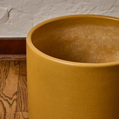 Gainey Ceramics 1970s Gainey Mustard Ceramic Planter