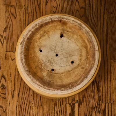 Gainey Ceramics 1970s Gainey Mustard Ceramic Planter