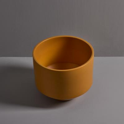 Gainey Ceramics 1970s Gainey Mustard Ceramic Planter