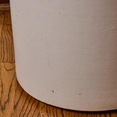 Gainey Ceramics Large 1960s Gainey Matte White Glazed Ceramic Planter