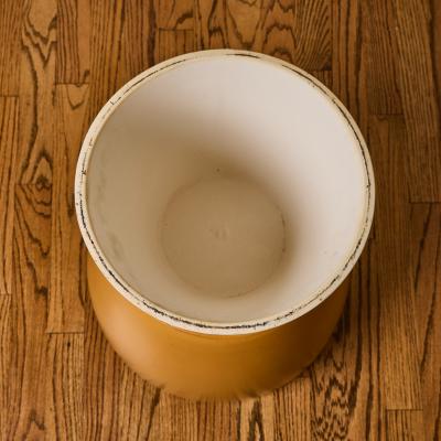 Gainey Ceramics Matte Yellow Glazed Ceramic Gainey Prototype Midcentury Chalice Planter
