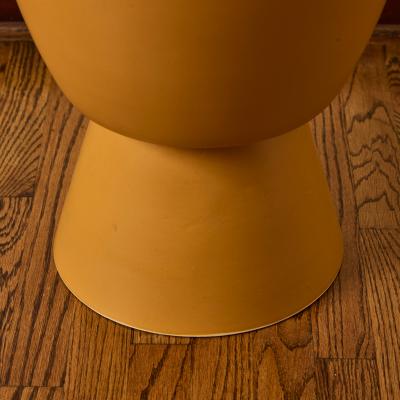 Gainey Ceramics Matte Yellow Glazed Ceramic Gainey Prototype Midcentury Chalice Planter