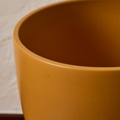 Gainey Ceramics Matte Yellow Glazed Ceramic Gainey Prototype Midcentury Chalice Planter