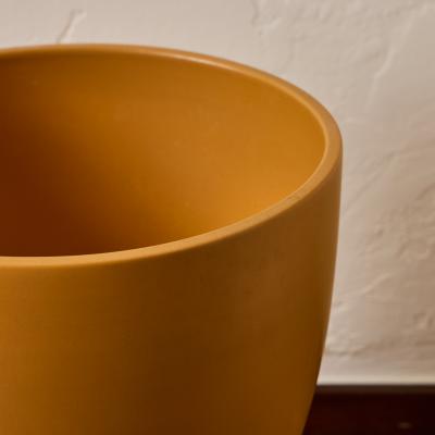 Gainey Ceramics Matte Yellow Glazed Ceramic Gainey Prototype Midcentury Chalice Planter