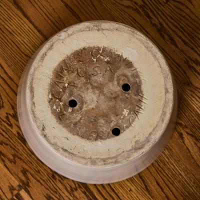 Gainey Ceramics Set of 3 1970s White Conical Gainey Planters in the Manner of LaGardo Tackett