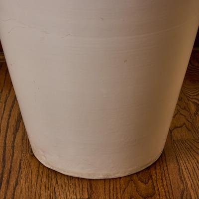 Gainey Ceramics Set of 3 1970s White Conical Gainey Planters in the Manner of LaGardo Tackett