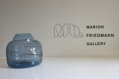 Gala Fern ndez Montero BLUE LARGE VESSEL glass object vase vessel