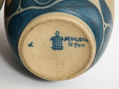 Galileo Chini Pair of Galileo Chini Vases by Fornaci di San Lorenzo Mugello