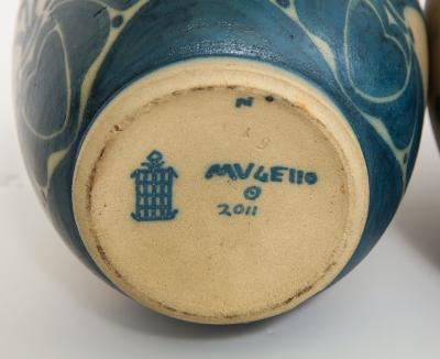 Galileo Chini Pair of Galileo Chini Vases by Fornaci di San Lorenzo Mugello