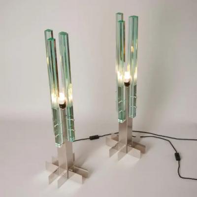 Gallotti Radice Pair of Large Gallotti and Radice Table Lights C1965