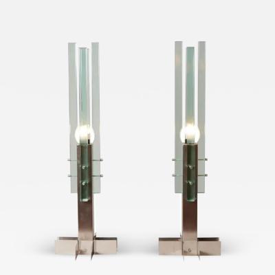 Gallotti Radice Pair of Large Gallotti and Radice Table Lights C1965