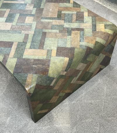 Galuchat Shagreen Waterfall Coffee Table