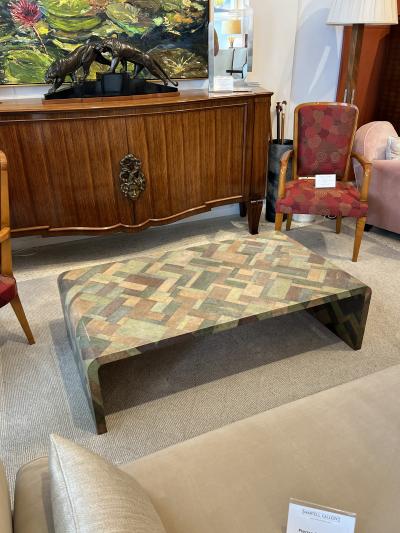 Galuchat Shagreen Waterfall Coffee Table