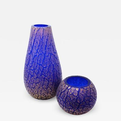 Gambaro Poggi Crackle Vases by Gambaro Poggi