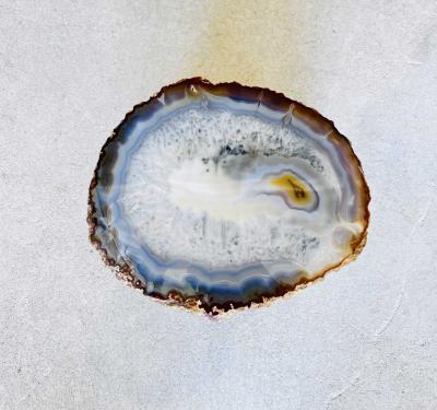 Gamboa Pangea Blue Cloud Agate Side Table