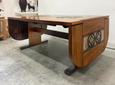 Gangso Mobler Poul H Poulsen Gangs M bler Danish Tile Top Dining Table in Teak Signed