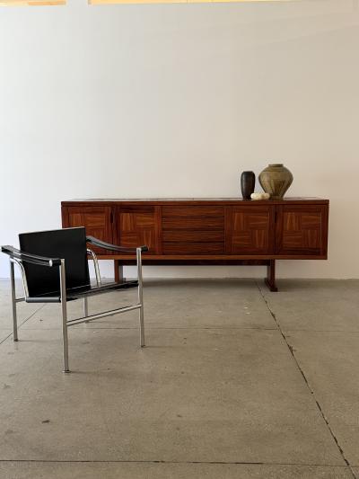 Gangso Mobler Poul H Poulsen for Gangs M bler Danish Rosewood Credenza with Ceramic Tile Top