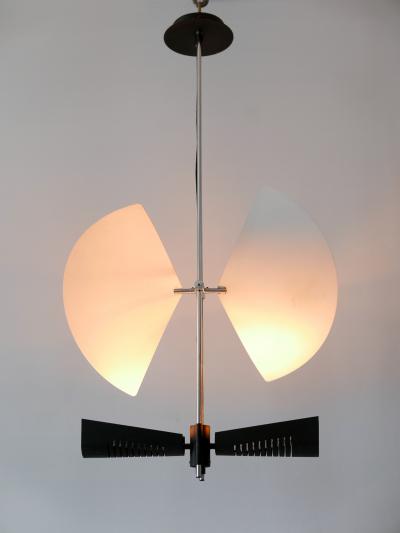 Garcia Garay Amazing Garcia Garay Enterprise Wing Chandelier or Ceiling Lamp Spain 1980s