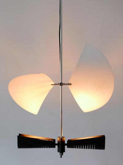 Garcia Garay Amazing Garcia Garay Enterprise Wing Chandelier or Ceiling Lamp Spain 1980s