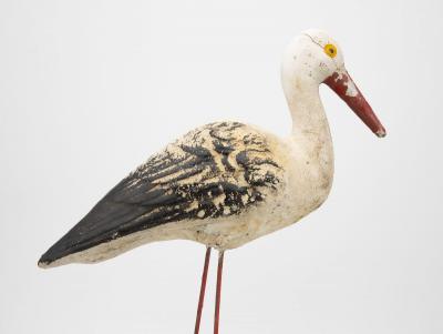 Garden Ornament cast stone Seagull on Wood Base