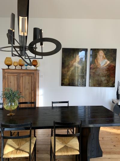 Gareth Devonald Smith ELLIPSE Bronze Chandelier