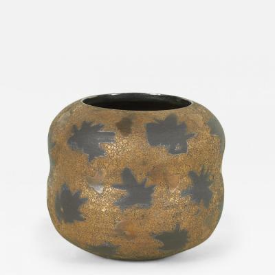 Gary DiPasquale Gary DiPasquale Contemporary Bronze Texture and Black Starburst Patterned Curved